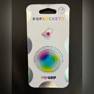 PopSocket Blue & yellow phone grip NWT
